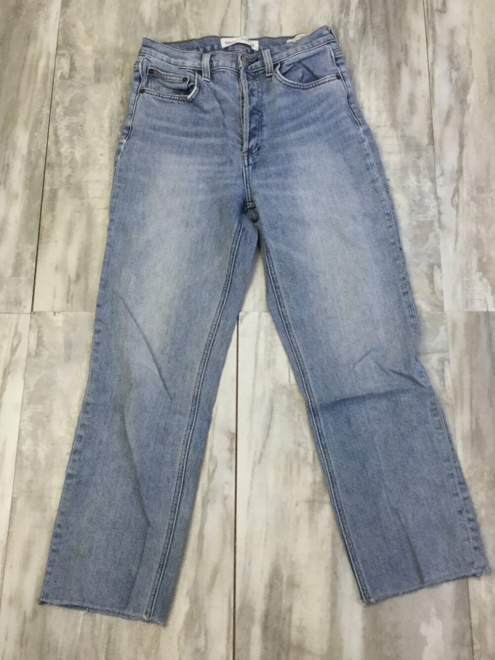 Aritzia Denim Forum The Arlo High Rise Straight Jean 26